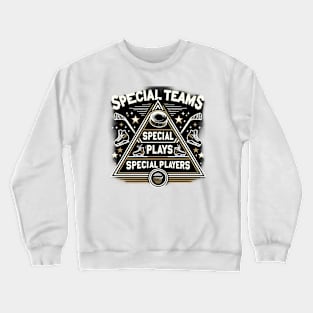 Special Teams Special Plays Funny Hockey Humor Crewneck Sweatshirt